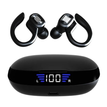 Slúchadlá Bluetooth Bezdrôtové Slúchadlá S Mikrofónom Športové Headset Hráč TWS HD HIFI Zvuk Slúchadiel Touch Ovládania 2600mAh