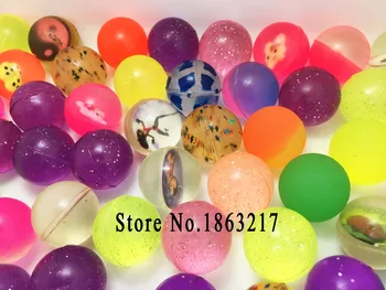 Veľkoobchod creative Factory 32mm gumy Skákacie lopty alebo bounce gule farebné hračky pre deti a dekorácie, Doprava Zdarma