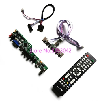 DRŽIAK pre N140BGE-L11/L12/L13/L21/L22/L23/L31/L32/L33 1366*768 40-Pin VGA USB panel LVDS Diaľkového Analógového TV kontrolu disku rady