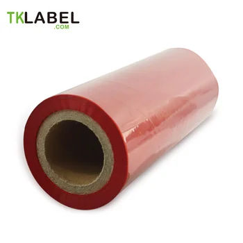 Červená Farba termotransferové Pásky 110 mm x 100 metersResin pásky pre tlačiarne čiarových kódov 1 palec core