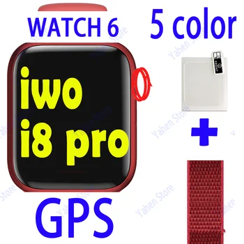 Pôvodné IWO i8 pro Smart Hodinky 44 MM Bluetooth GPS Sport Series 6 Srdcovej frekvencie Smartwatch PK IWO 13 W56 11 PRO KF88 Pre Mužov, ženy