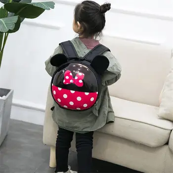 2019 nový matný mš taška deti, detské plyšové taška chlapci a dievčatá Mickey Minnie plecia batoh