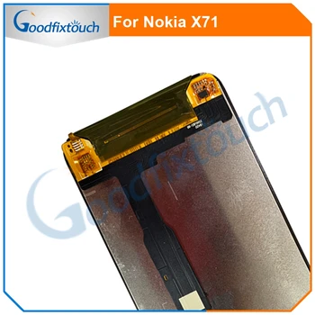 LCD Displej Pre Nokia X71 TA-1172 TA-1167 LCD Displej Dotykový Displej Digitalizátorom. Montáž Pre Nokia X71 Náhradné Diely