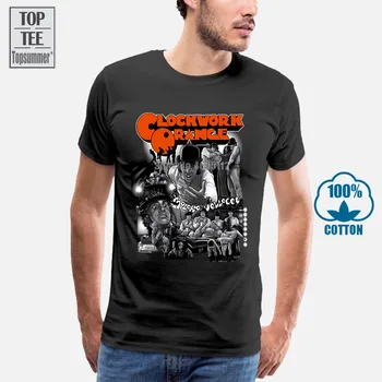 Clockwork Orange, T-Shirt 3D Mužov T Shirt Chlapcov Harajuku Tričko Nadrozmerné T-Tričko Bavlnené Tričká, Vintage T Shirt Anime Tričko A0010