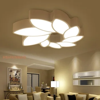 LED lístkov stropné svietidlo list-tvarované obývacia izba svetlá moderný jednoduchý umenie romantická spálňa študovňa lustre AC85-265V