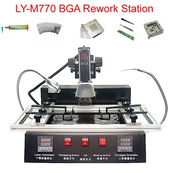 LY-M770 BGA Prepracovať stanica 2 zóny ručná prevádzka 1900W bga reballing stanice