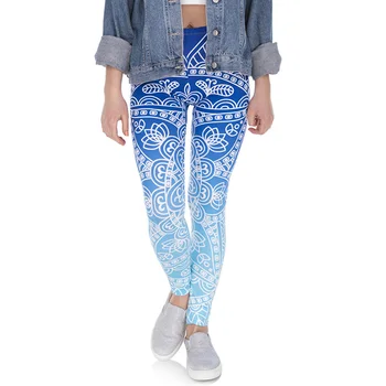 Pajama legíny Úsek teplé self-pestovanie nohavice letné Mandala kvetina tlače nohavice Ženy Pajama nohavice XL veľkosť