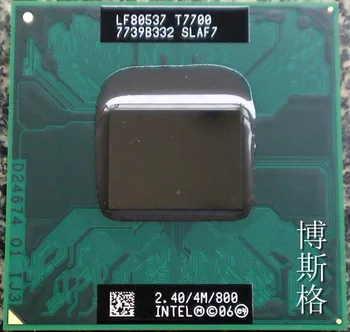 Lntel T7700 SLAF7 4M/2.4 GHz/800MHz FSB Scoket 478,Dual-Core, Notebook, procesor pre 965 chipset(pracovné Doprava Zadarmo)