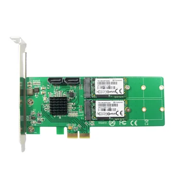 2 porty SATA 6Gbps + Dual B kľúč M. 2 slot PCI-e Karty SATA 3.0 NGFF SSD + HDD s RAID 0 A RAID 1 RAID10 Pre Marvell HyperDuo
