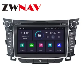 Systém Android, DSP IPS Displej Pre Hyundai I30 Elantra GT 2012 2013 2016 Auto multimediálny Prehrávač vedúci jednotky DVD Prehrávač