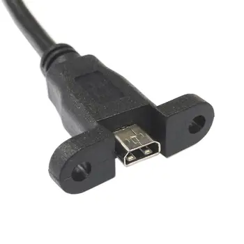 HDMI 1.4 D Typu Micro HDMI Samec Samica M/F Panel Rozšírenie Prípojný Kábel 60 cm