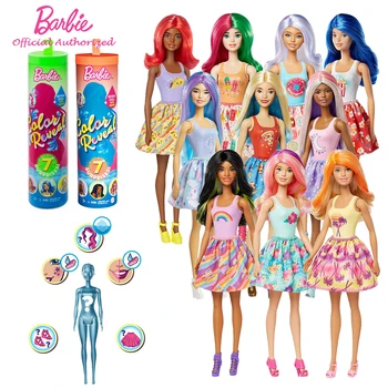 Pôvodné Barbie Farbu Odhaliť Bábiky Slepé Okno Hračky 7 Prekvapenie Príslušenstvo Mini Chelsea Playset Princezná Boneca Make-Up Pre Dieťa