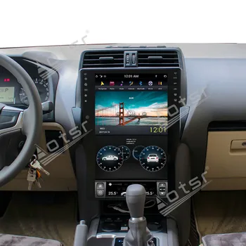 Carplay Pre Toyota Pôdy Cruiser Prado 150 Android Rádio magnetofón 2018 Auto Multimediálny Prehrávač Stereo Hlava Jednotky PX6 Tesla Navi