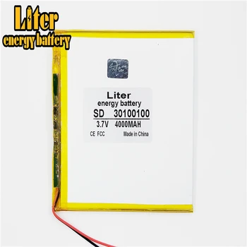 Najlepšie batérie značky 3,7 V lítium-polymérová batéria 30100100 4000MAH mobile power DIY tablet