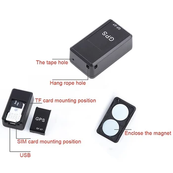 400mAh Mini Prenosné Magnetické GPRS Locator Anti-stratené Nahrávky Globálne Sledovacie Zariadenie, na Aute Smart Činnosť Trackerov pre Auto