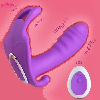 Vibračné Nohavičky Sexuálne Hračky pre Ženy Nosia Motýľ Dildo Vibrátor Žena Masturbator G Mieste Stimulátor Klitorisu Diaľkové Ovládanie
