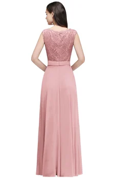 Prašnom Pink Elegantné Večerné Šaty Dlhé čiary Burgundsko Formálne večerné Šaty Ženy Príležitosti Party Šaty 2019 župan de soiree