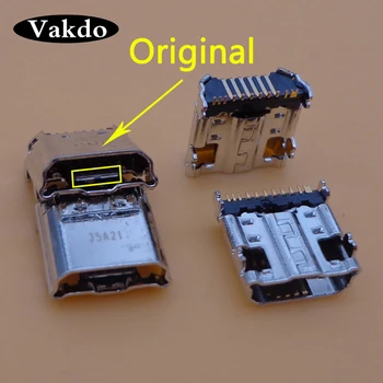 50PCS/Veľa Micro USB Nabíjací Port Konektor Poplatok Zásuvka Pre Samsung Galaxy Tab 3 7.0 I9200 I9202 P5200 T211 T210 T230 T231