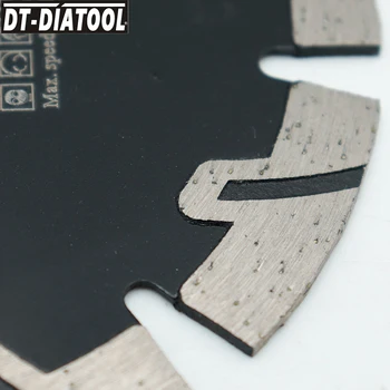DT-DIATOOL 1pc Hot Stlačené Segmentované Hlboké Zuby diamantovými kotúčmi Rezací Kotúč na Kameň Žula Betón Dia 4.5