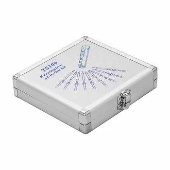 Hliníkové Package Box Spájkovačka Vyhradený Úložný Box TS100 Programovateľné Elektrické Spájkovačka Tip Organizátor Úložný Box