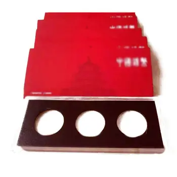 2 KS 27mm 3 Otvory Pamätná Minca Ochrana Úložný Box Mince Zber Boxy