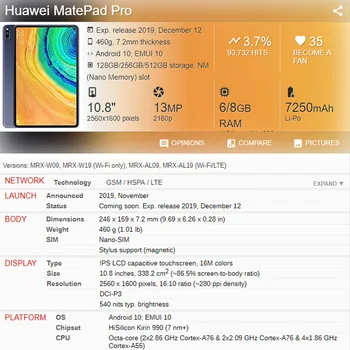 Magnetické PU Kožené puzdro Pre Huawei MatePad Pro 10.8 2019 MRX-W09 W19 AL09 AL19 Kryt na Huawei MatePad Pro 10.8. v prípade,+film+pero