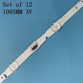12 KS/nastaviť podsvietenie LED pásy pre Samsung UE48H6400 UE48J5600 UE48J5600 UE48H5000 UE48H5500 UE48H6200AK D4GE-480DCA 480DCB-R3