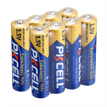 20 ks PKcell AAA Batérie R03P UM4 ZINKO-UHLÍKOVÉ 1,5 V AAA Batérie pre diaľkové / hračky / kamera / flashlig NÁS Poštovné