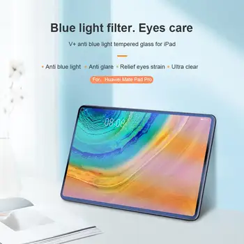 Nillkin pre Huawei Mate Pad Pro Sklo V+ anti modré svetlo Tvrdeného Skla Screen Protector pre Huawei Mate Pad Pro HD Glass Film