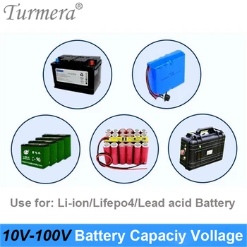 36V 12V 24V 48V 60V 72V 100V Li-ion Lifepo4 Olovené Batérie Kapacity Ukazovateľ Displeja LCD Voltmeter Merač Teploty Tester