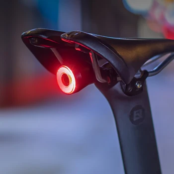 ROCKBROS LED Svetlo na Bicykel Bicykel IPx6 Nepremokavé USB Nabíjanie zadné svetlo na Bicykli O5 Baterka Auto Brzdy Snímanie SmartRear Svetlo