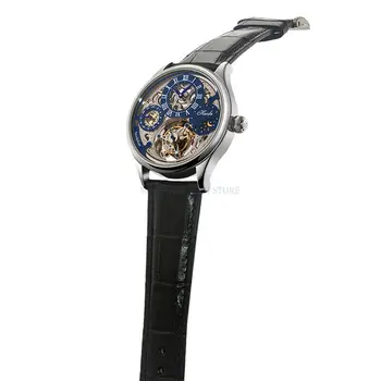 Haofa tourbillon značky mechanické hodinky Strane-vietor Luxusné hodinky