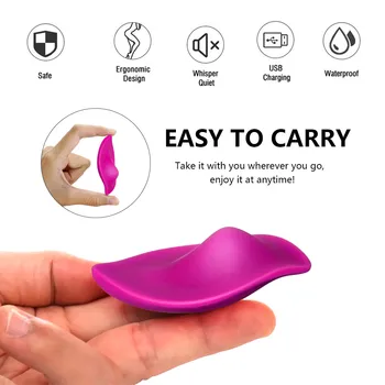 Nositeľné Vibrátor Bezdrôtové Diaľkové Ovládanie Stimulátor Klitorisu Neviditeľné Pánty Vibrátor Prenosné Vibračné Vajíčko Sexuálne Hračky pre Ženy