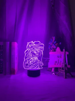 3d Lampa Užitočné Fox Senko San Obrázok Nočného Farby Usb Batéria Nočné Svetlo pre Dievčatá Spálňa Decor Svetlo Holo