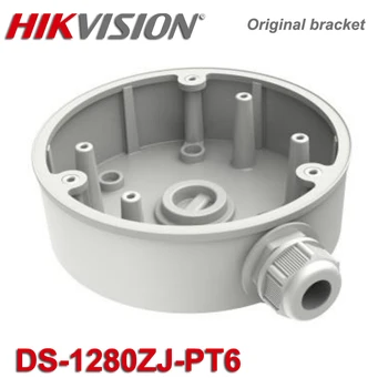 Hikvision Pôvodná DS-1280ZJ-PT6 Hliníkovej Zliatiny Vonkajšie Vnútorné Spojovacia skrinka Pre Mini PTZ Kamera DS-2DE3304W-DE
