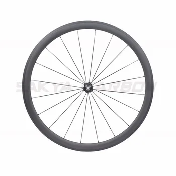 Pred 38 mm zadné 50mm cestnej bike carbon kolieska Novatec náboj clincher uhlíka kolesá rúrkové uhlíka bezdušové kolesá uhlíka kolesá