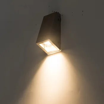 Hot Predaj Led Steny Vonkajšie Svetlo 304 nerezovej ocele dole svetlo sconce nástenné Svietidlá Dekoratívne osvetlenie Verandu lampy s GU10 žiarovka