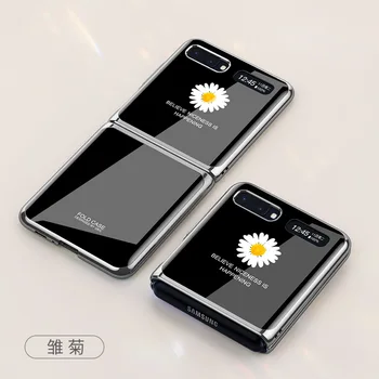 Lamorniea nové Kreslené Násobne obal Pre Samsung Galaxy Z Flip Skladacia ženský vzor telefón Cover obal pre samsung Galaxy Z Flip