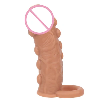 VATINE Penis Rukáv Kohút Krúžky Oneskorenie Ejakulácie Opakovane Penis Extender Sexuálne Hračky pre Mužov Realistické Veľké Hračky pre Dospelých Produkty