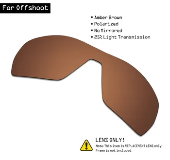 SmartVLT Polarizované slnečné Okuliare Náhradné Šošovky pre Oakley Odnož - Amber Brown