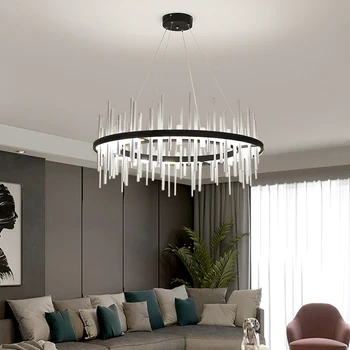 Postmoderných LED Luster Obývacia Izba, Jedáleň, Spálňa Visí Lampa Jednoduché Kreatívne Hliníkové Luxusný Luster Osvetlenie