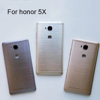 Nový, Originálny kryt Batérie Späť Kryt Bývanie Prípade Huawei Honor 5x X5 GR5 5 x Objektív Kamery + Napájania ovládanie Hlasitosti