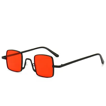 Námestie Kovové slnečné Okuliare pánske Módne Okuliare Značky Dizajnér slnečné Okuliare pánske Klasické Retro slnečné Okuliare UV400