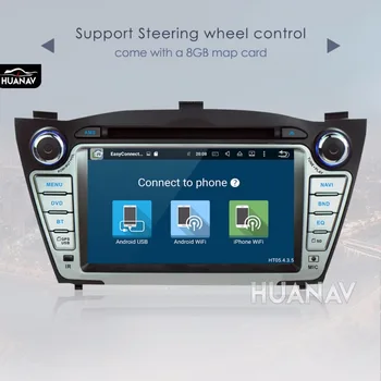 Auto DVD prehrávač, GPS navigáciu pre Hyundai IX35 Tucson 2009-multimediálne 2 DIN autorádia gps Android 8.0/Android 7.1