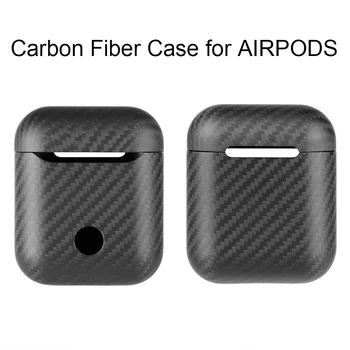 Prachotesný Shockproof Uhlíkových Vlákien Slúchadlá Ochranné puzdro Pre Apple AirPods Tenký, Ľahký Kryt pre Apple AirPods Pro 3 2 1 Prípad