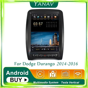 2 Din autorádia Audio Pre Dodge Durango-2016 Android GPS Navigácie Stereo Prijímač Multimediálny MP3 Prehrávač Vertikálne Sreen
