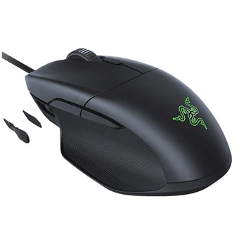 Razer Basilisk Káblové pripojenie Hernej Myši 6400DPI RGB Optický Snímač Vymeniteľné DPI Spojka Prejdite Odpor 7 Tlačidiel Hráč Myší