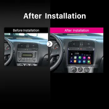 Seicane 9 Palcový 1024*600, Android 10.0 pre 2012-VW Volkswagen Polo Car Audio Stereo GPS Navi Prehrávač s 1080P Video