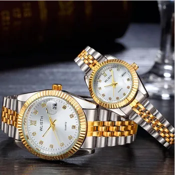 Pár Sledovať 2020 Pánske Luxusné Hodinky Quartz Hodinky Ženy Náramkové hodinky Bežné Milovníkov Hodinky pre Ženy & Mužov Analógové Náramkové hodinky