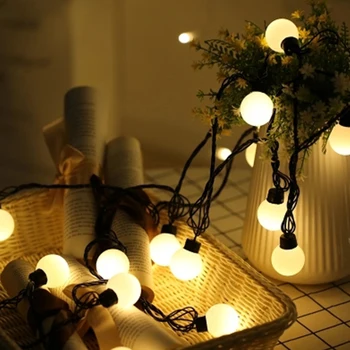 Foxanon EÚ a USA LED Reťazce Svetlo Dovolenku Víla Žiarovky Svetlá Pre Svadobné Party Osvetlenie Mimo Garland Záhrada Vianočné Dekoratívne